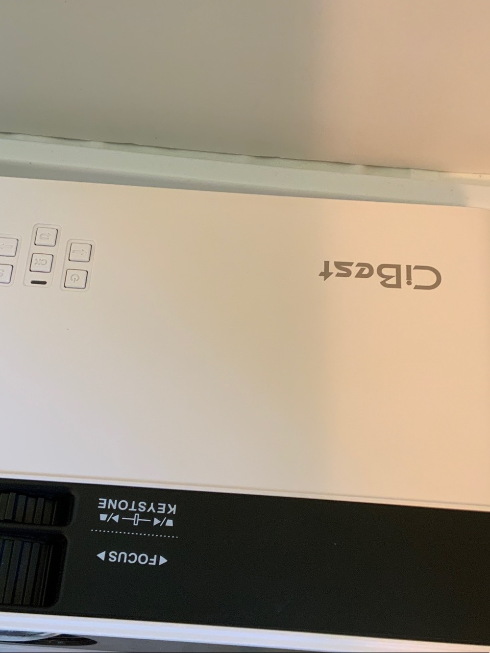 Compact Home Video Projector - White/Black - Picture 5 of 9